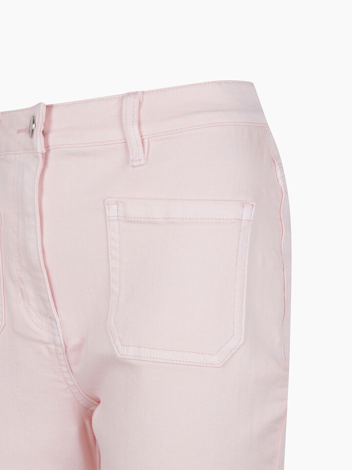 TROUSERS - sisley k jeans flare & bootcuts - Soft Pink | Sisley K image number 3